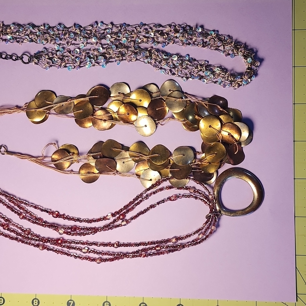 Adjustable necklaces - Picture 2 of 3